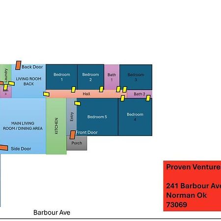 Mid-West Mod - 5Br - Central Norman - Near Ou! المظهر الخارجي الصورة